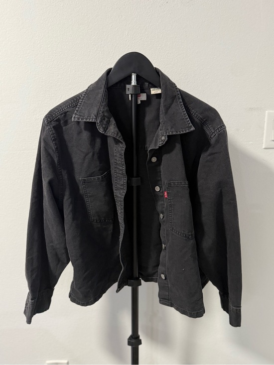 Levi's Other - Levi's Black Denin Overshirt Shacket Button Front Jacket S